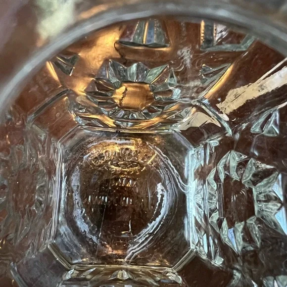 Vintage Clear Glass Manschewitz Monarch Wine Co. One Quart Decanter - Picture 9 of 9